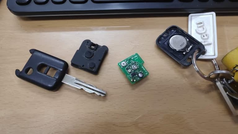 SM3(2010년형) 자동차 리모컨 키 수리하기-4