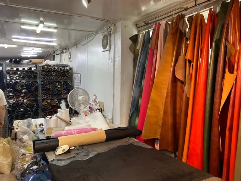 신설동 베지터블 가죽 원단 구입처-8