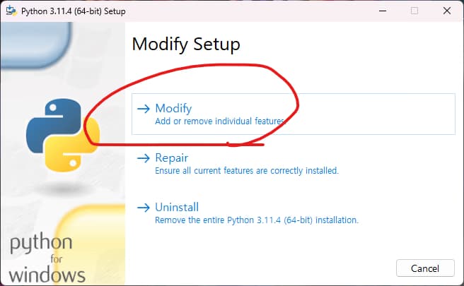 윈도우 pip가 안될 때 - 환경변수 설정하기-5