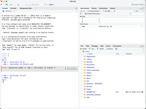 맥북에 R, R Studio 설치하기