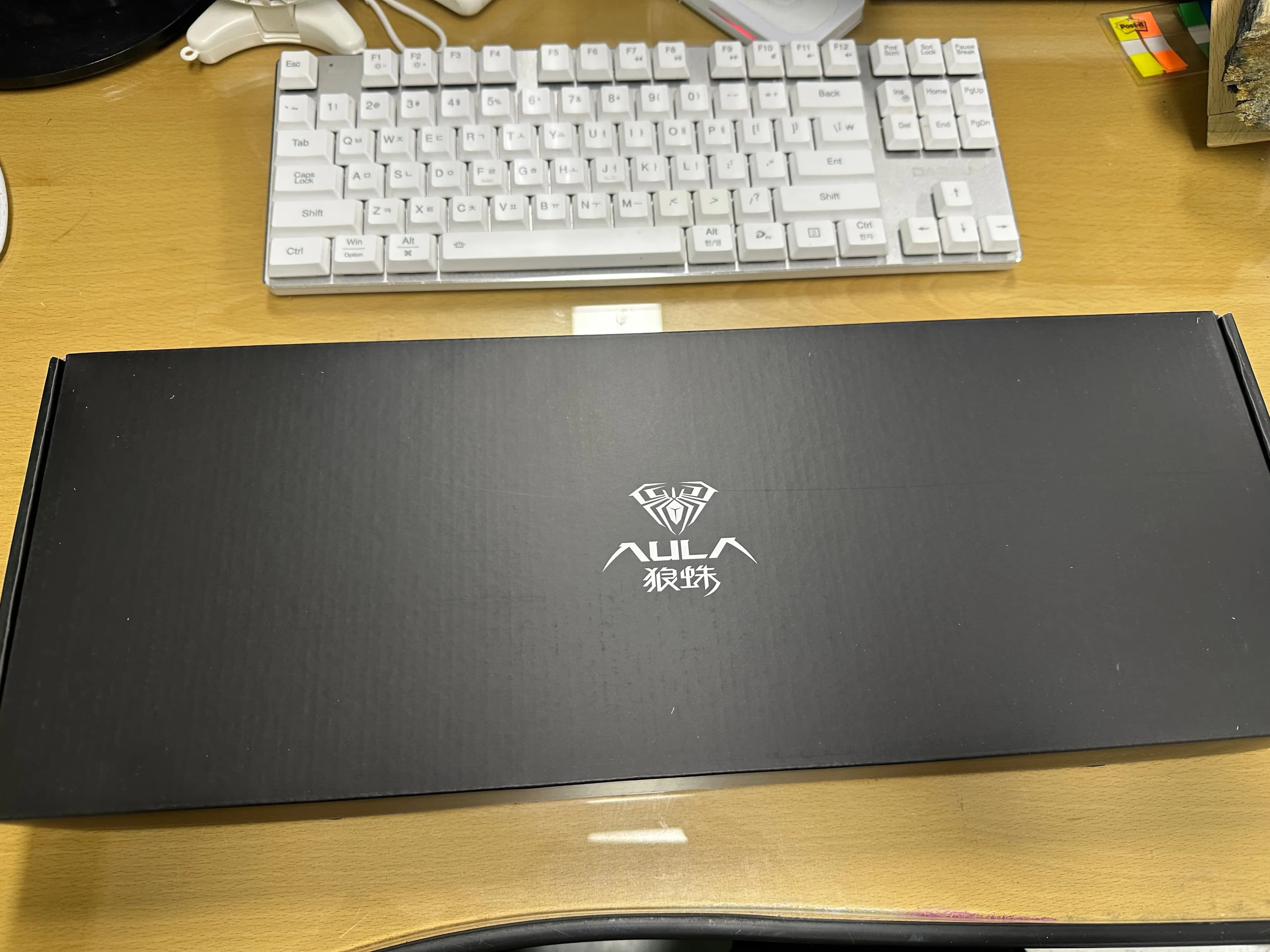 AULA 독거미 F108 pro 풍령축 및 옵테뮤 저소음 피치축 v3 교체 후기-4