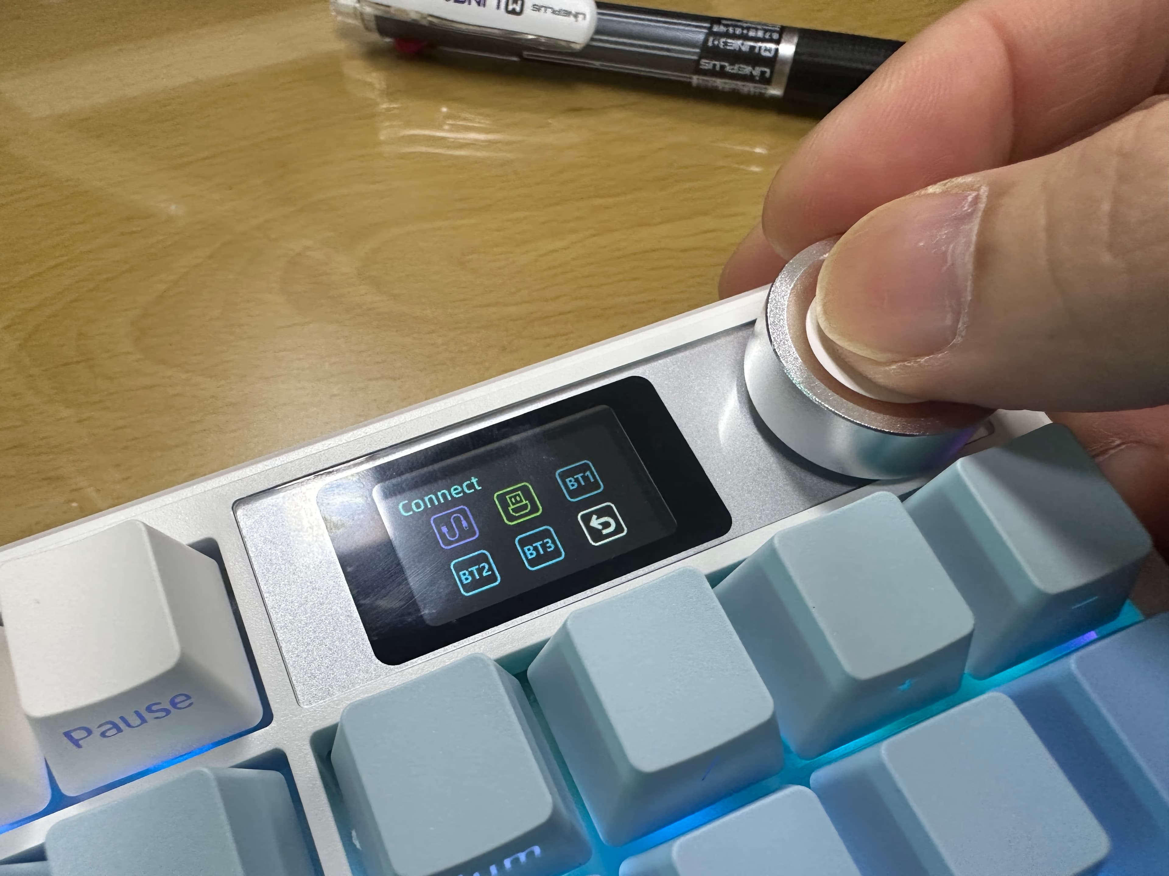 AULA 독거미 F108 pro 풍령축 및 옵테뮤 저소음 피치축 v3 교체 후기-9