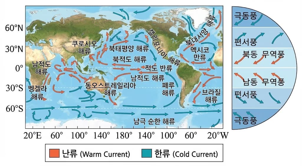 2022 개정 교육과정 지구과학 내용 미리보기 - 1단원 대기와 해양의 상호작용-4