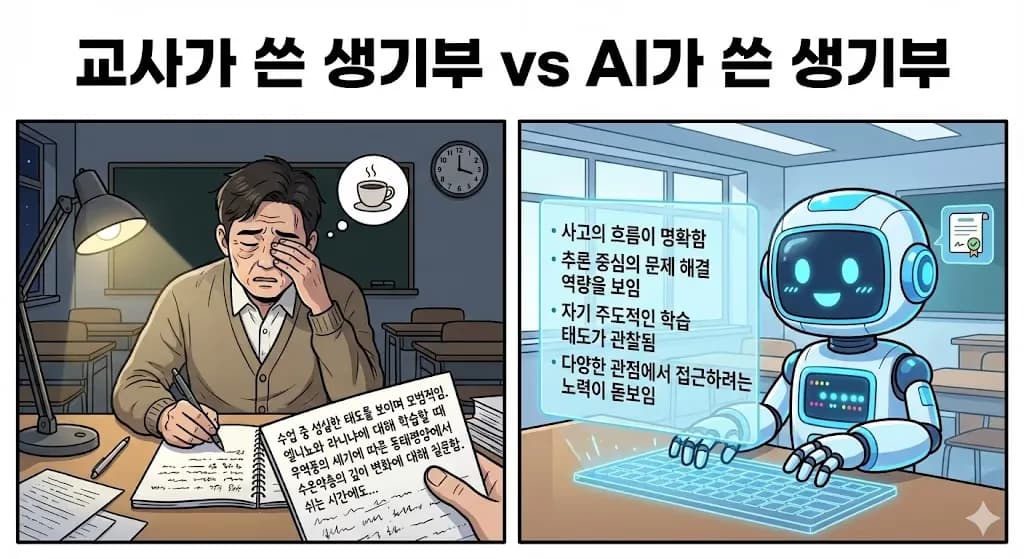 학교 업무 자동화 - AI를 이용한 생활기록부 점검 과목별 세부능력 특기사항편-1
