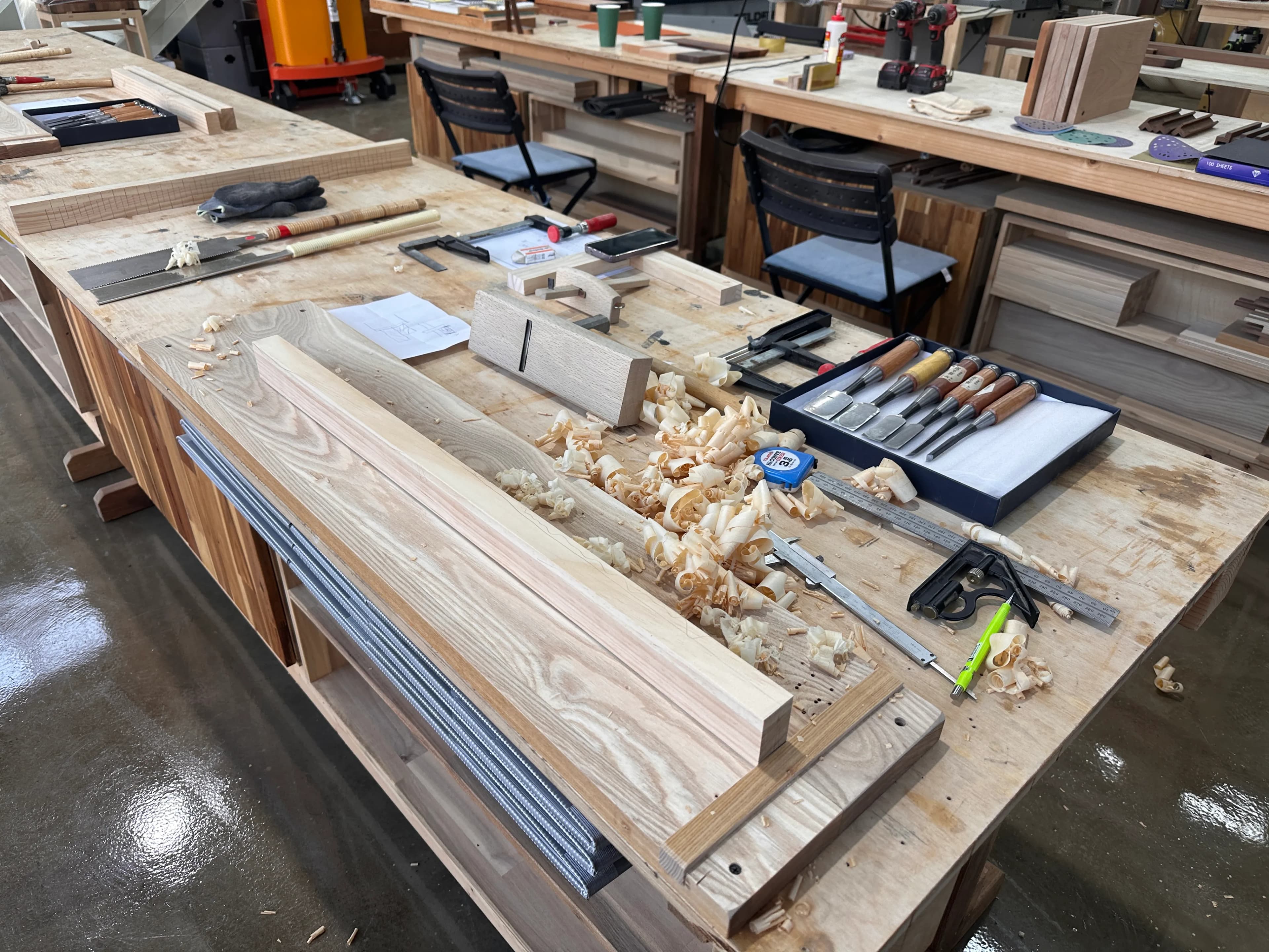 더명장 목공 취미반 2일차 - 대패질, 대패의 구조와 원리-17