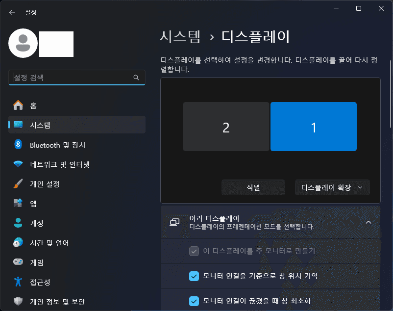 듀얼모니터터
