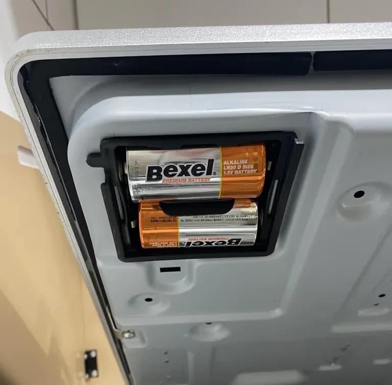 가스렌지 삐빅 소리 - 가스렌지 건전지 교체 하기-5