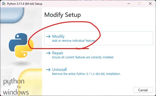 윈도우 pip가 안될 때 - 환경변수 설정하기-5