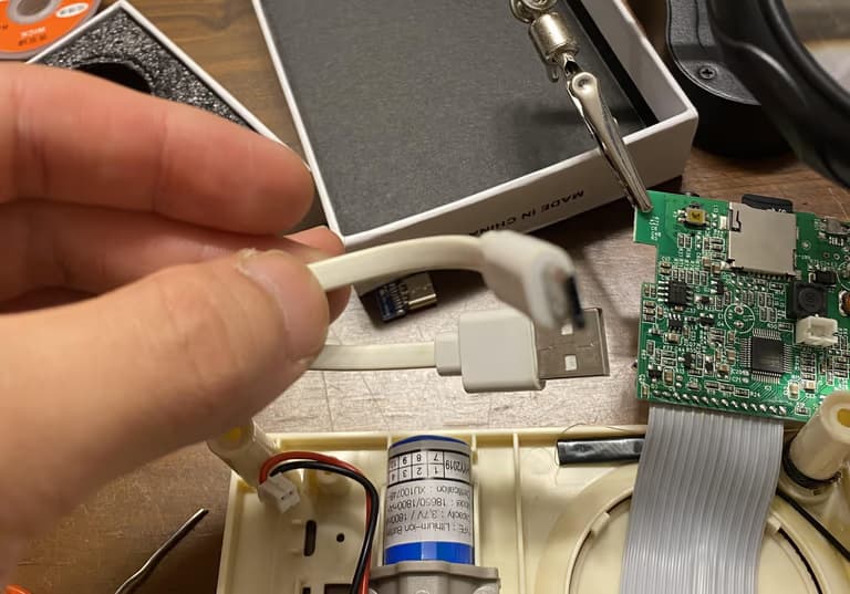 Britz BA-C1 Plus 마이크로 5핀 수리 - usb-c 타입으로 교체하기-8