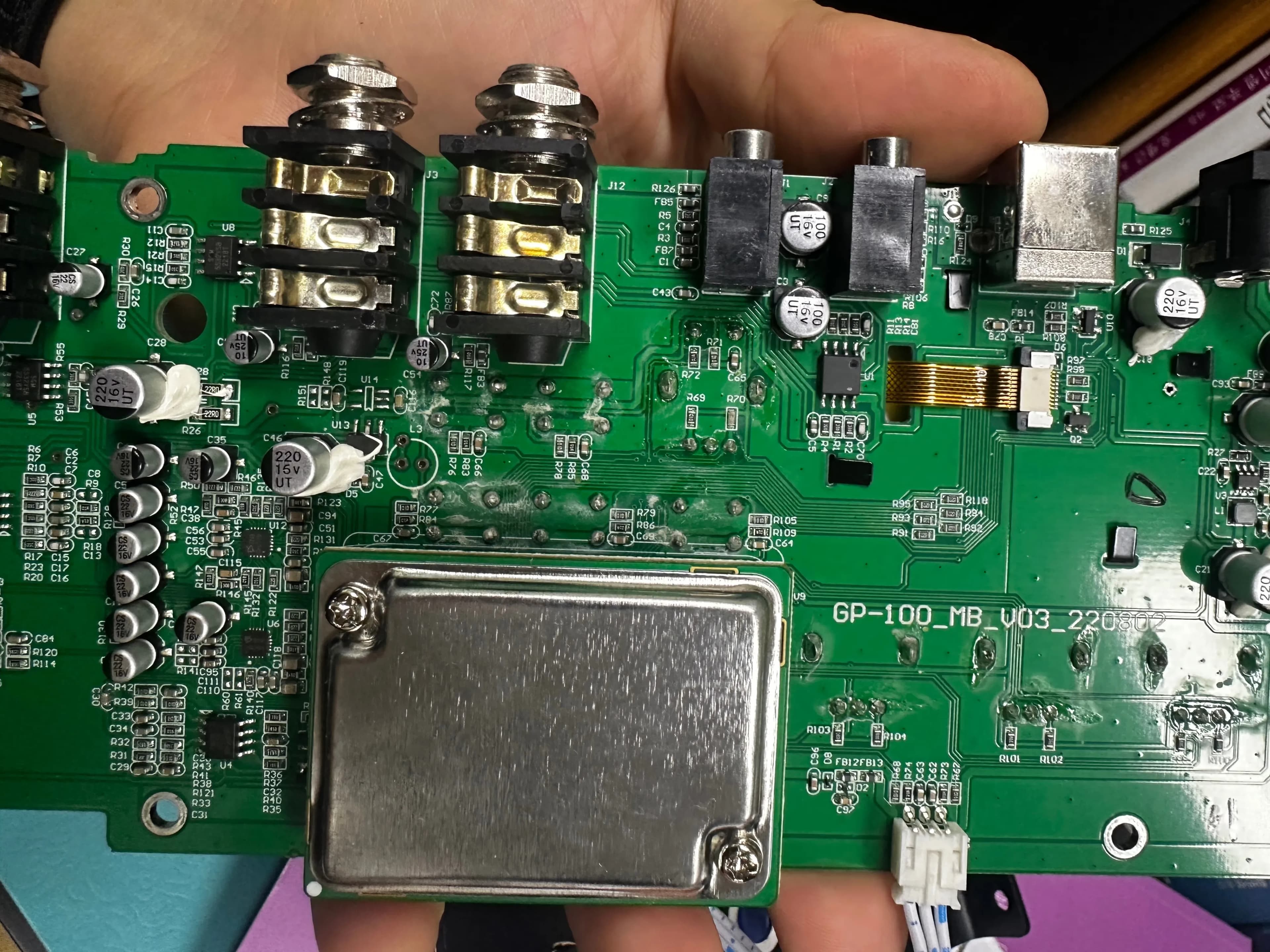 Valeton GP-100 이펙터 수리 실패기-4