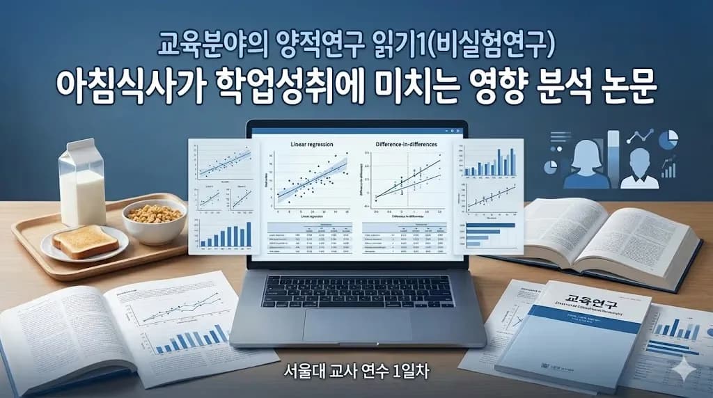 교사를 위한 교육연구 및 통계분석 연수 - 1차시 교육분야의 양적연구 읽기1(비실험연구)-1