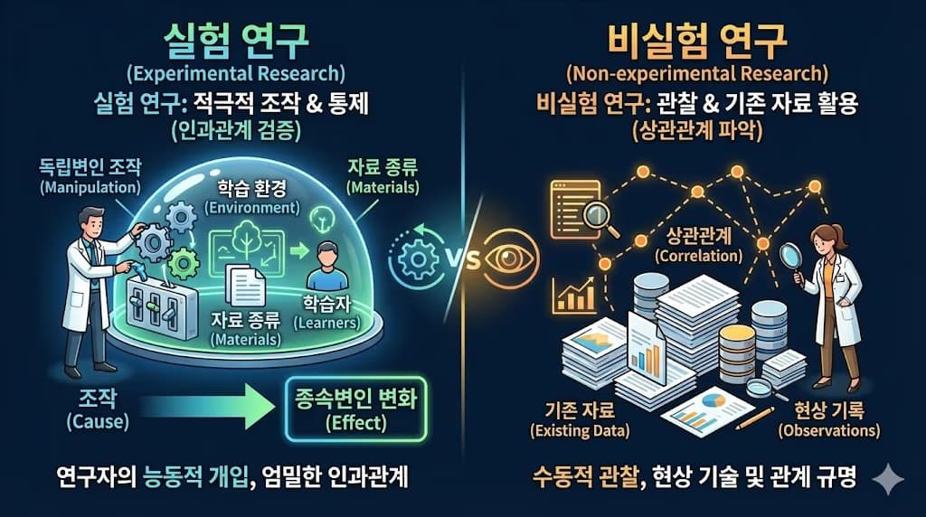 교사를 위한 교육연구 및 통계분석 연수 - 2차시 교육분야의 양적연구 읽기2(실험연구)