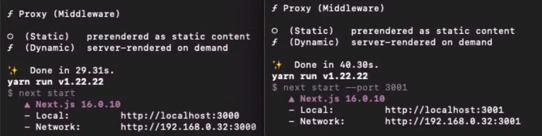 Zero-downtime Next.js deployment (local server) using Caddy-2