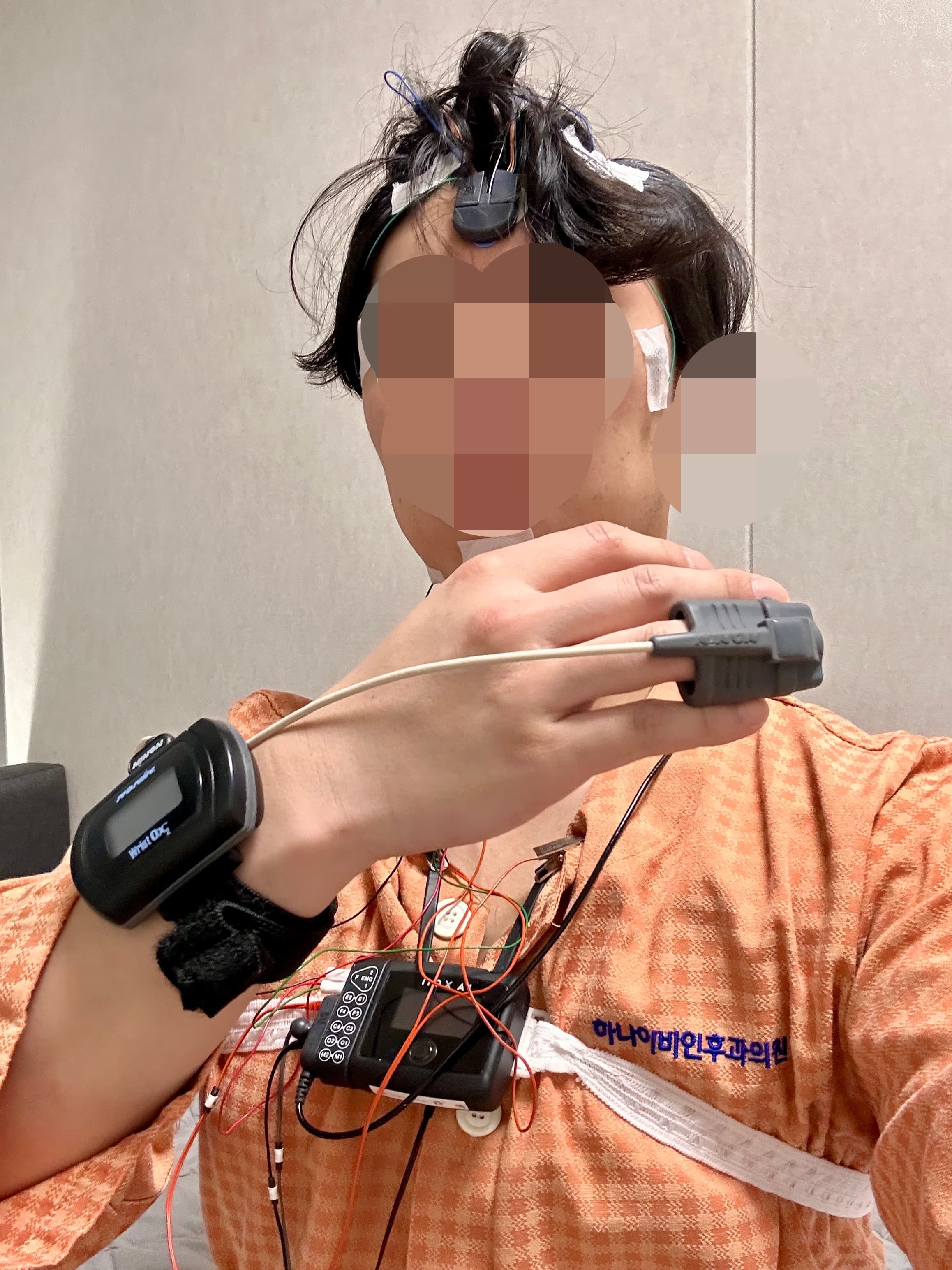 노원 하나이비인후과 양압기 적정압력검사, 그리고 양압기 적응기-6