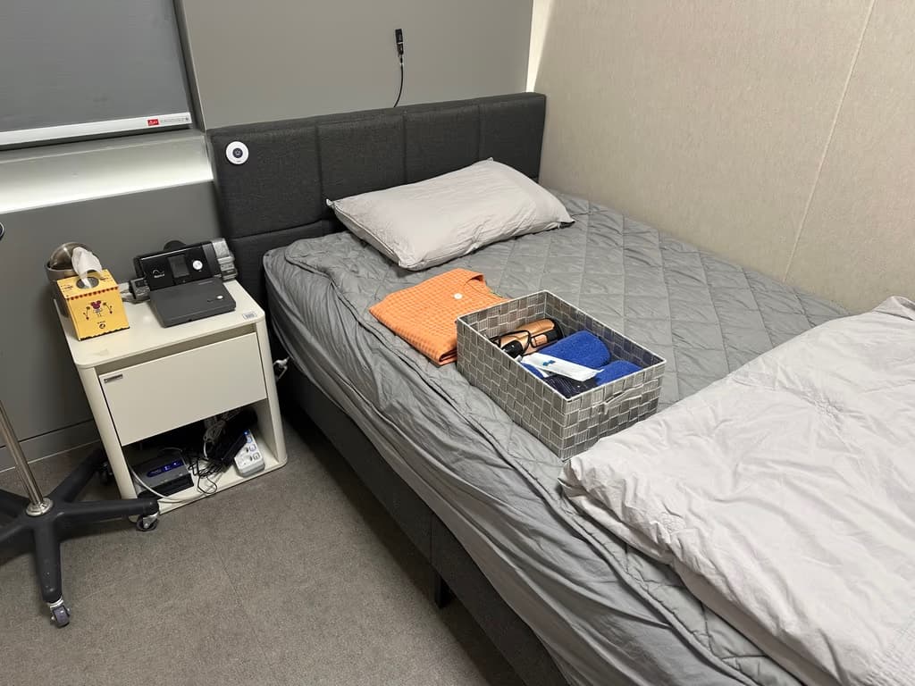 노원 하나이비인후과 양압기 적정압력검사, 그리고 양압기 적응기-2