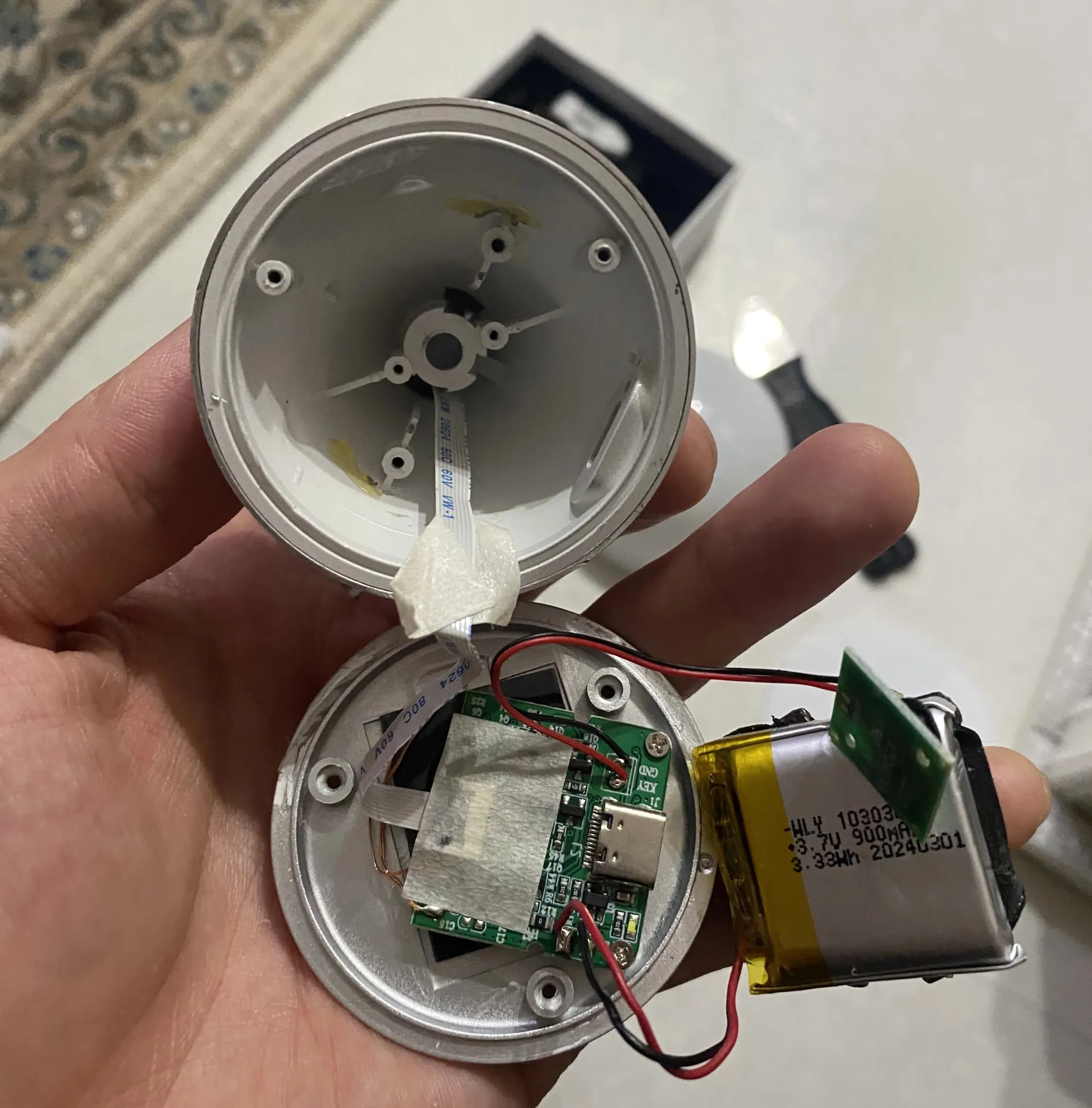 Disassembling and Repairing the LEXON MINA Lamp-7