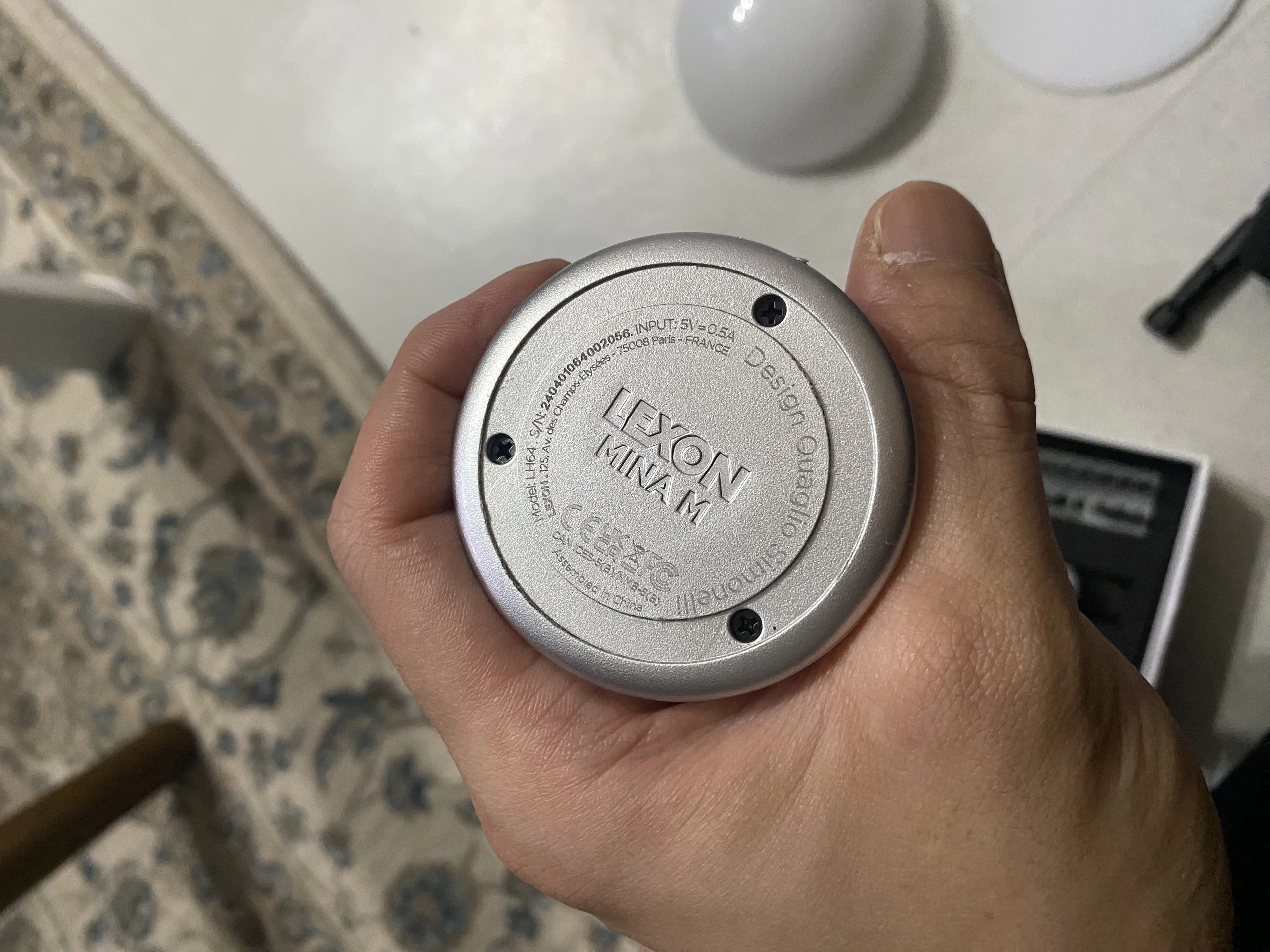 렉슨 미나(LEXON MINA) 전등 분해, 수리하기-5